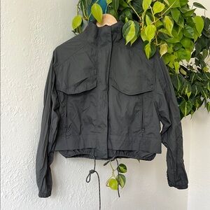 Athleta Dark Green/Grey Lightweight Coat